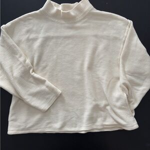 Cozy Madewell mock turtleneck top.